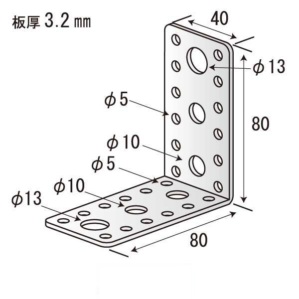 Lジョイント C-80（150個入）