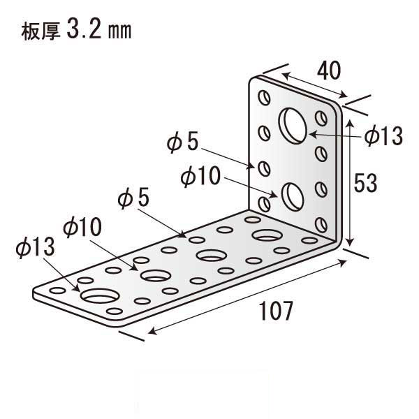 Lジョイント C-107（150個入）