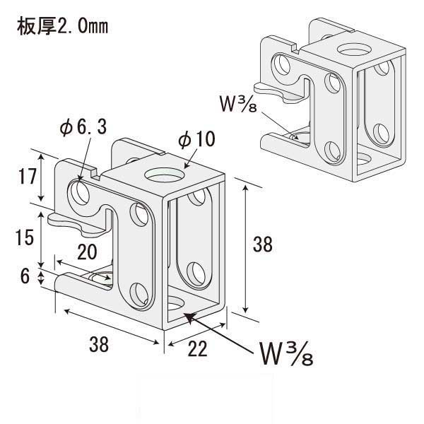 つりっこJrミニ W3/8（400個入）