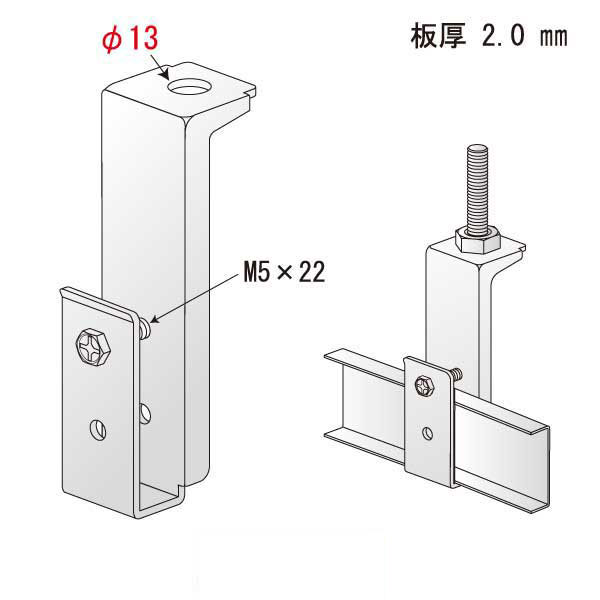 TTビス付ハンガー13（200個入）