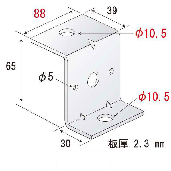 Zハンガー88型 φ10.5（100個入）