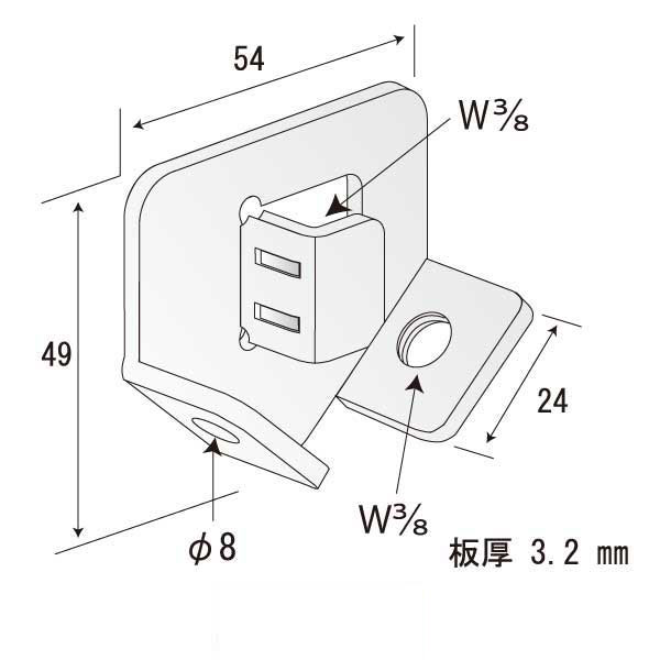 SKブレス S-3［高耐食］（150個入）