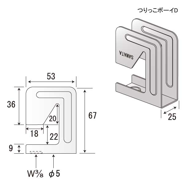 つりっこボーイD［高耐食］（200個入）